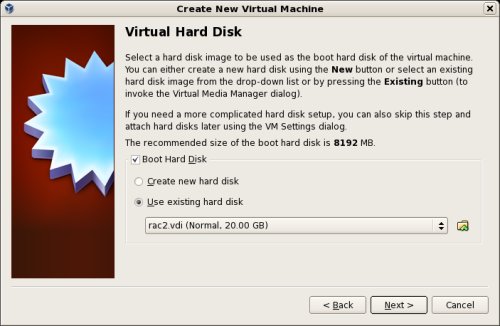 Virtual Box - Virtual Hard Disk