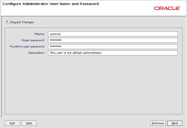 Configure Administrator User Name And Password