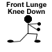 Front Lunge Knee Down